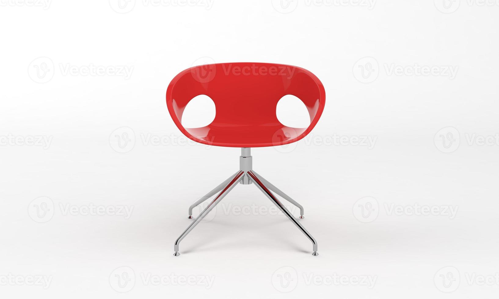 Chair Front View furniture 3D Rendering photo
