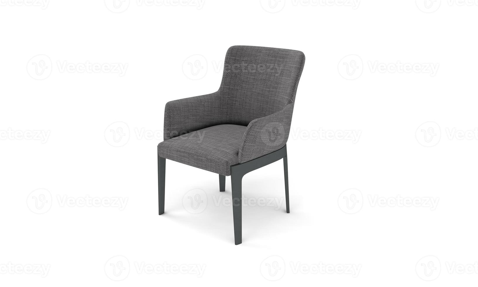 Chair Side View furniture 3D Rendering photo