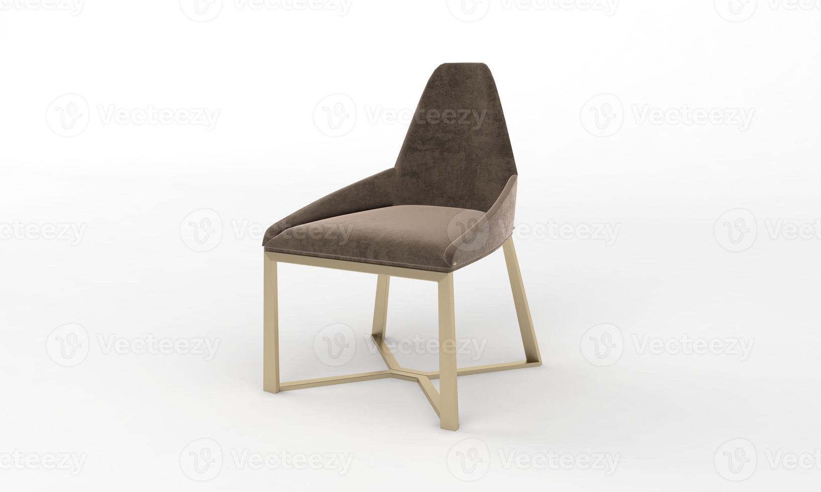 Chair Side View furniture 3D Rendering photo