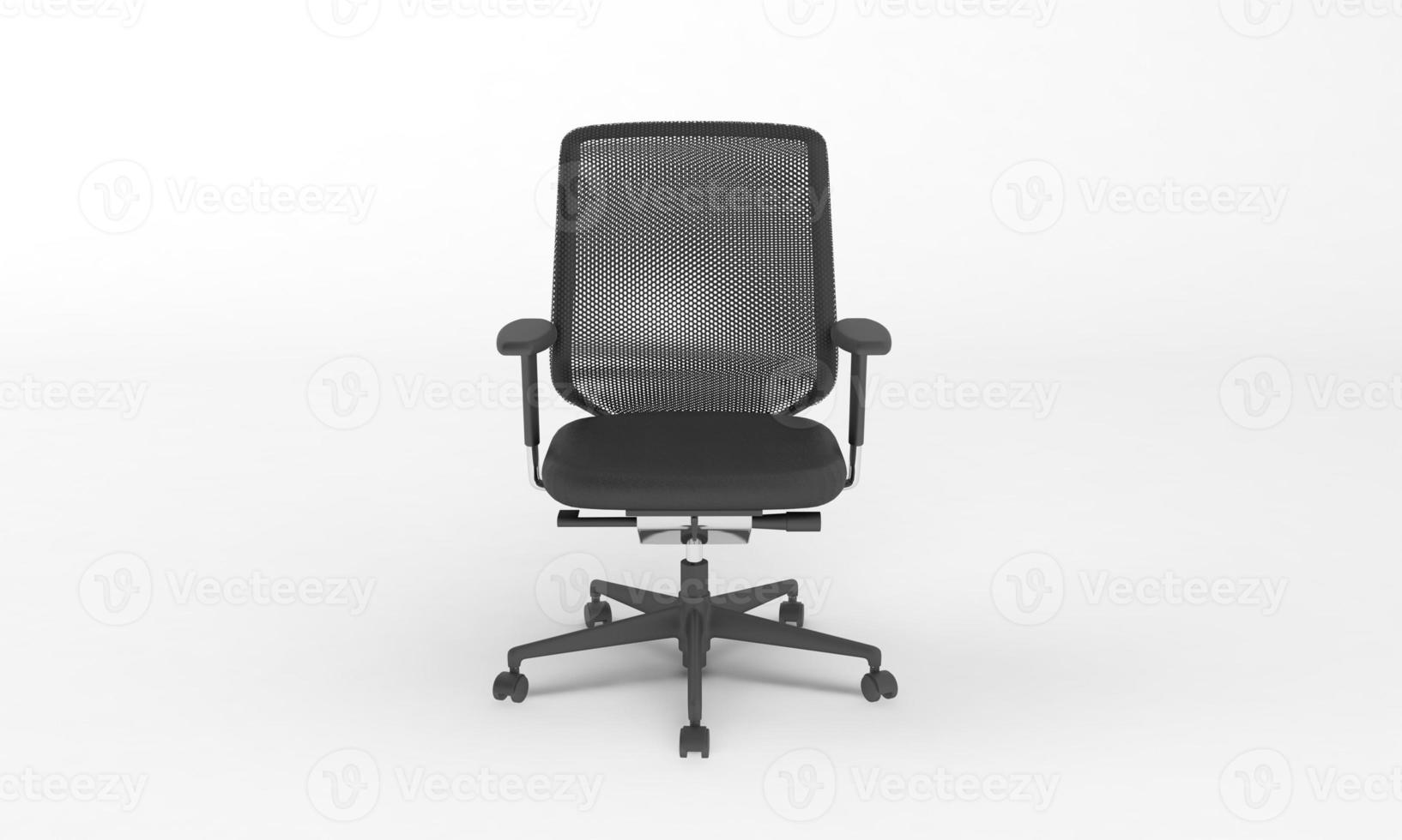 Chair Front View furniture 3D Rendering photo