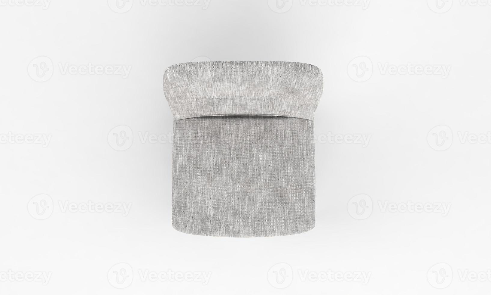 Chair Top View furniture 3D Rendering photo