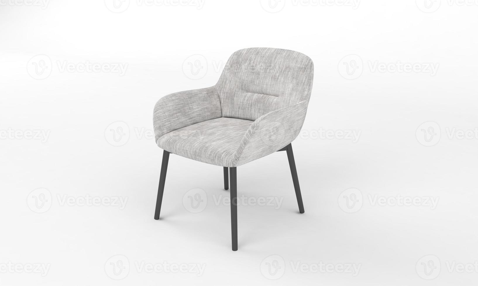 Chair Side View furniture 3D Rendering photo