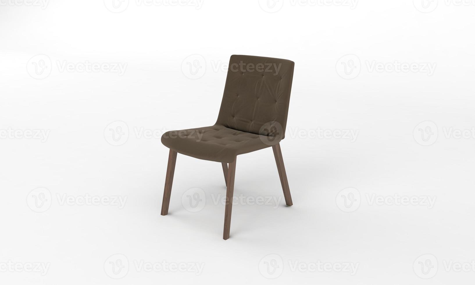 Chair Side View furniture 3D Rendering photo