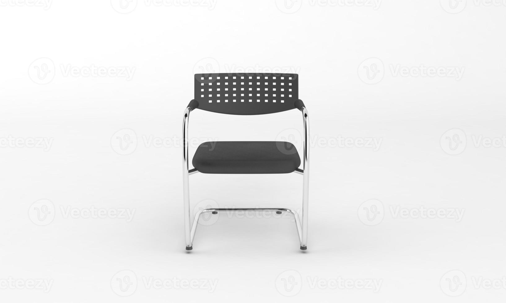Chair Front View furniture 3D Rendering photo