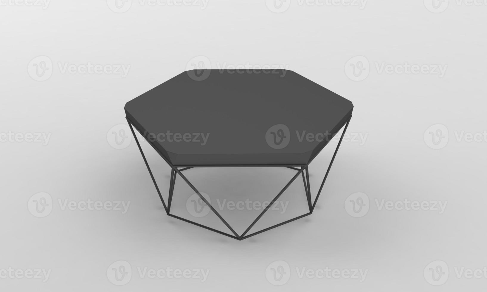 Center coffee Table furniture 3D Rendering photo