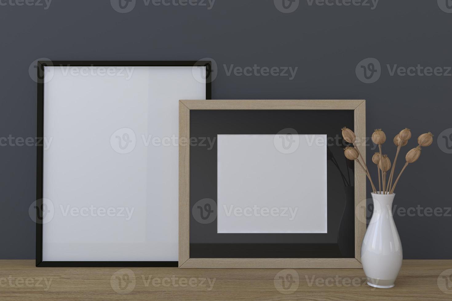 Empty Photo Frame Mockup Design Mockup