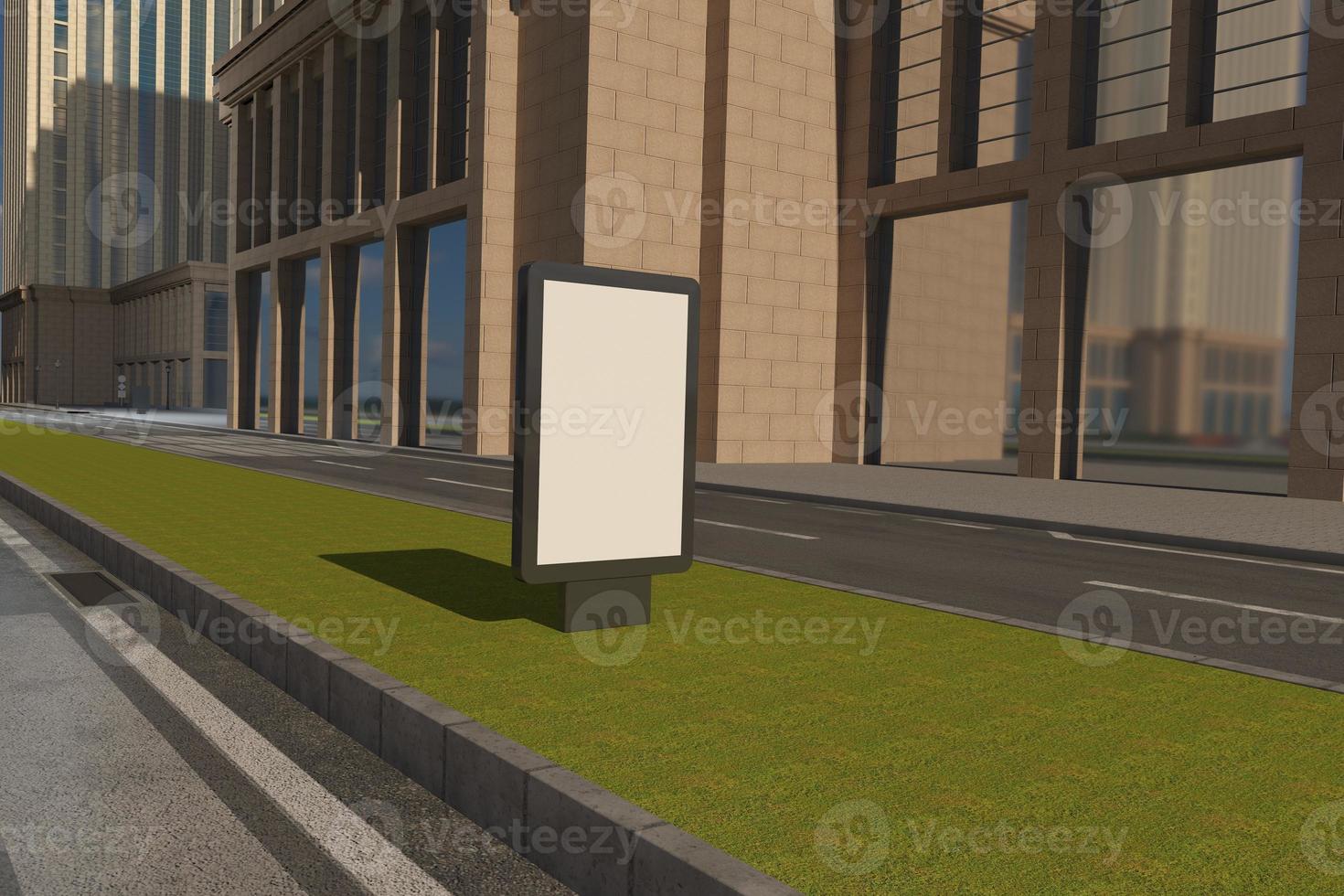 Mufi Sign Board Mockup photo