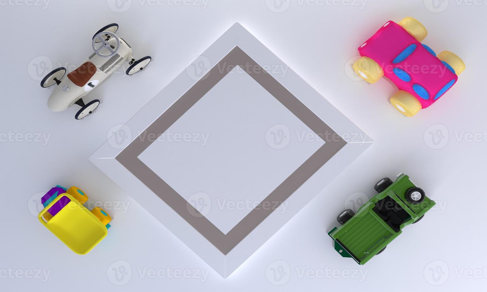 Kids photo frame Mockup Design