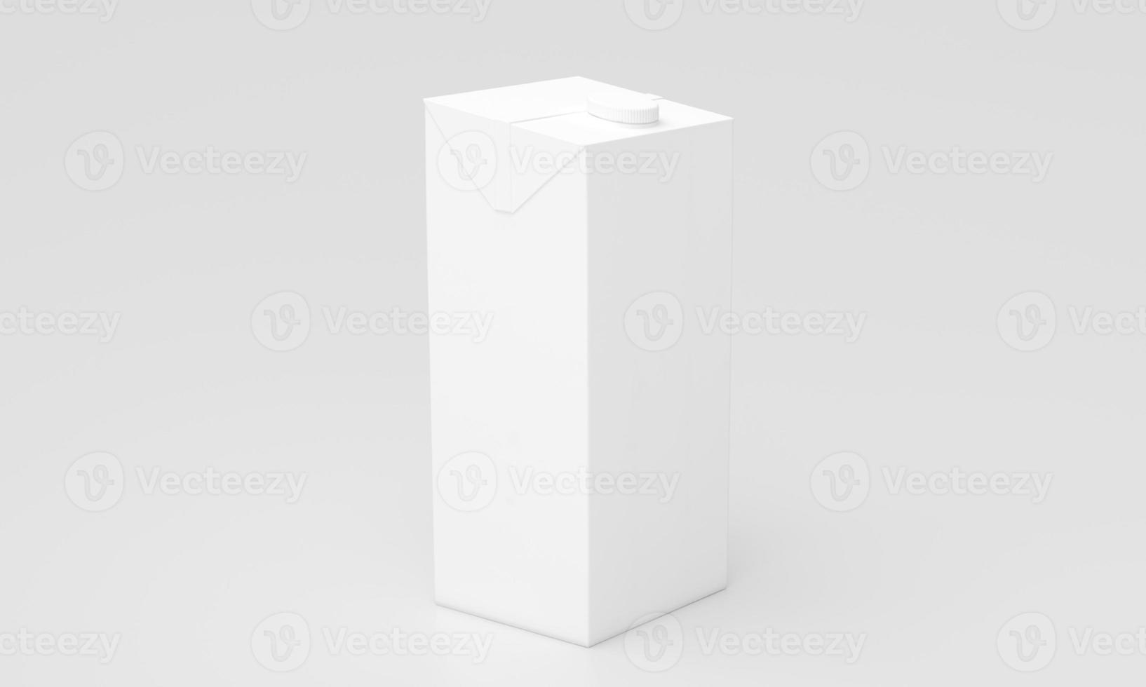 Milk Pack Packaging Packet Design 3D Rendered photo