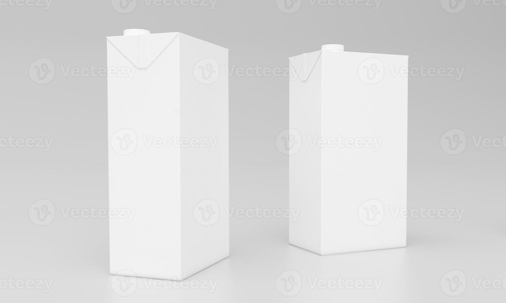 Milk Pack Packaging Packet Design 3D Rendered photo