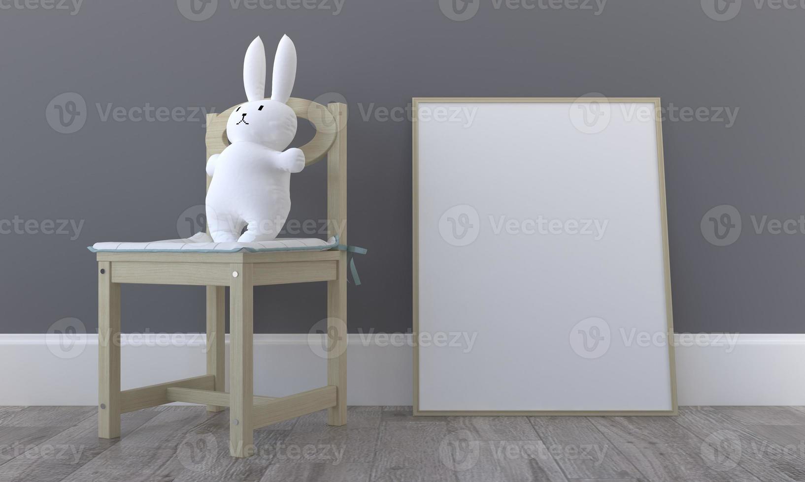 Kids photo frame Mockup Design