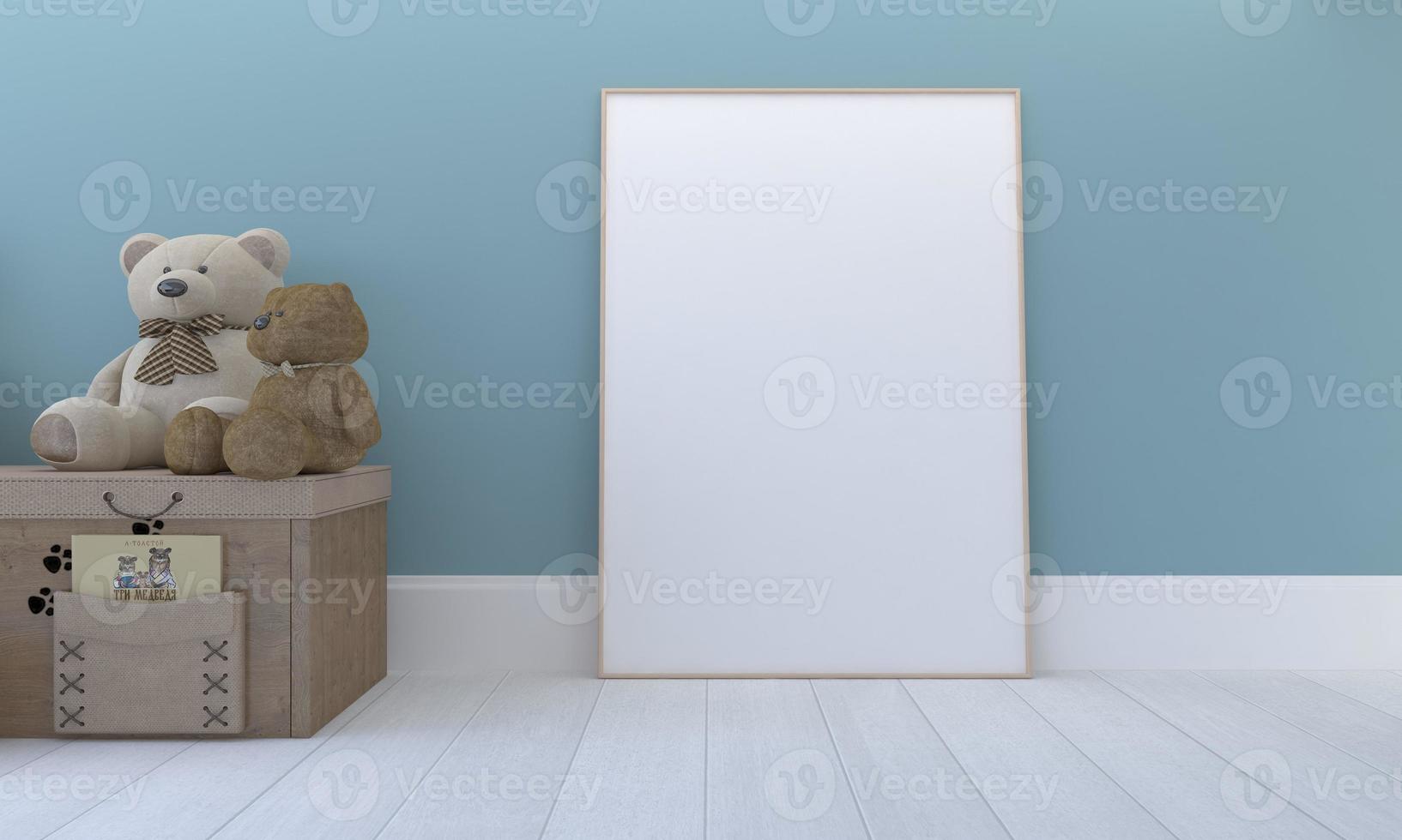 Kids photo frame Mockup Design