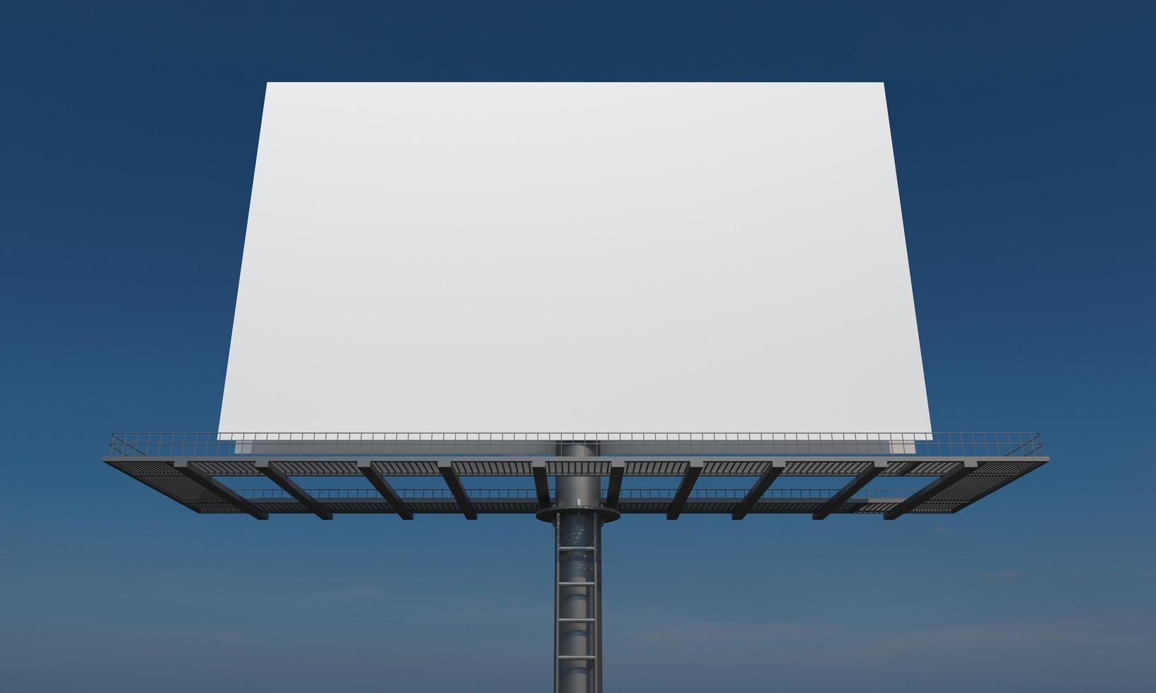 Billboard Sign 3D Rendered Illustration photo