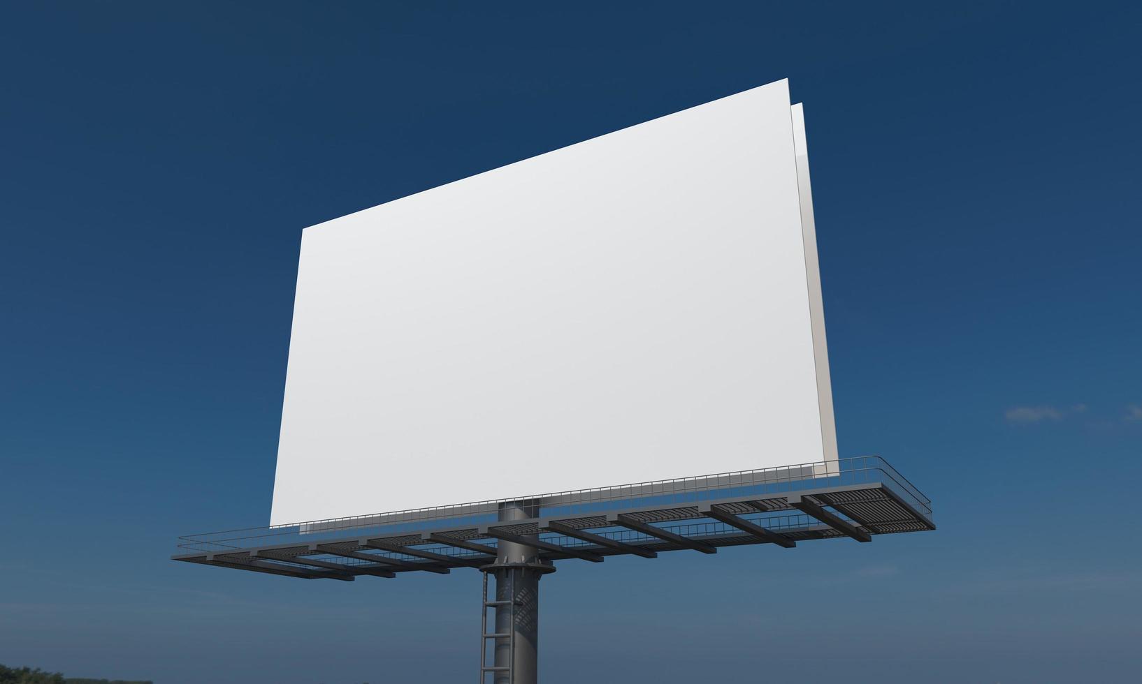 Billboard Sign 3D Rendered Illustration photo