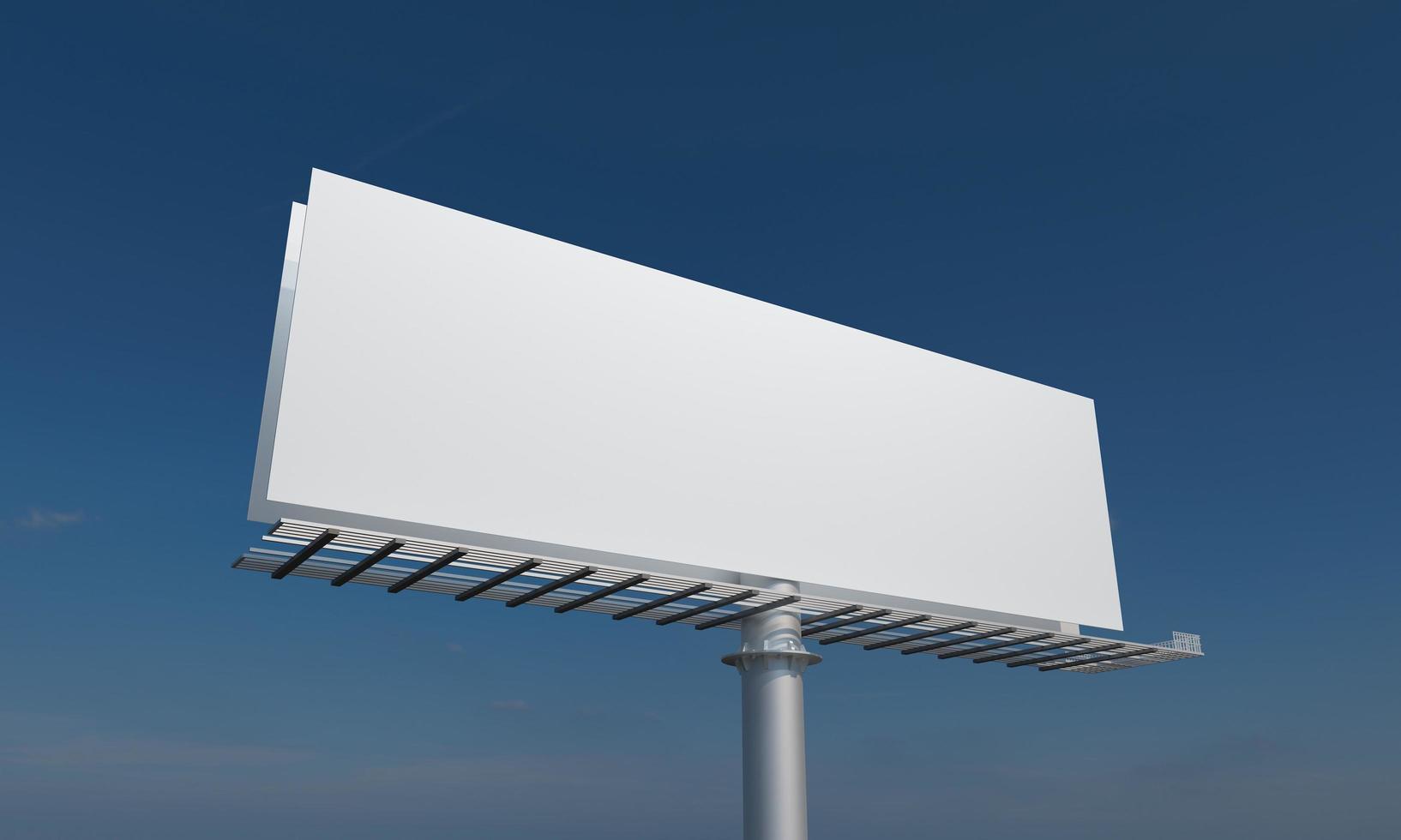 Billboard Sign 3D Rendered Illustration photo