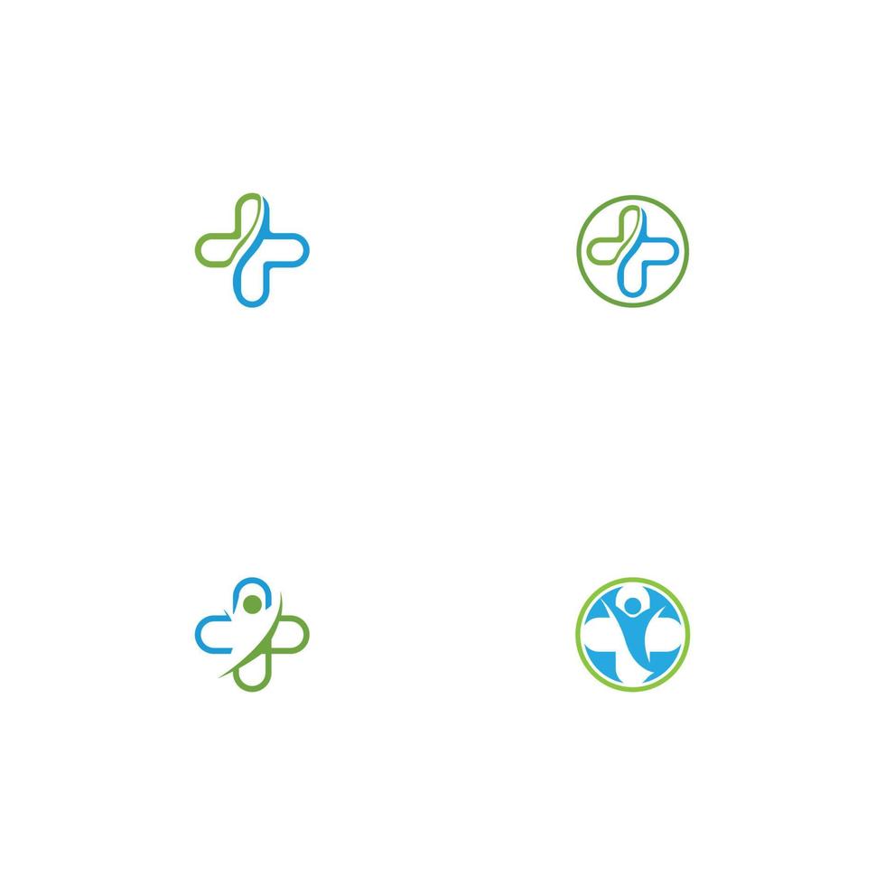 health medical logo design vector