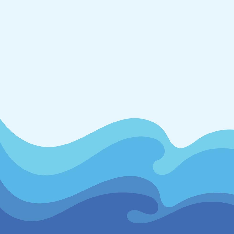 Abstract Water wave vector illustration design background EPS10