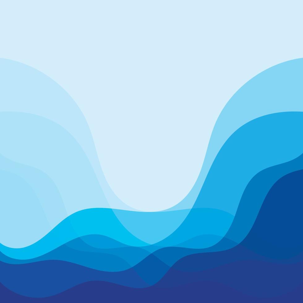 Abstract Water wave vector illustration design background EPS10