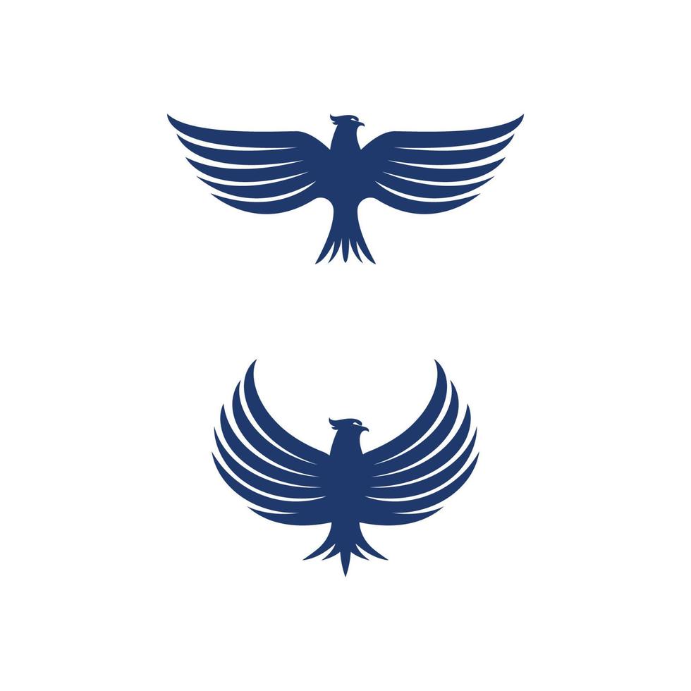 Falcon wing icon Template vector