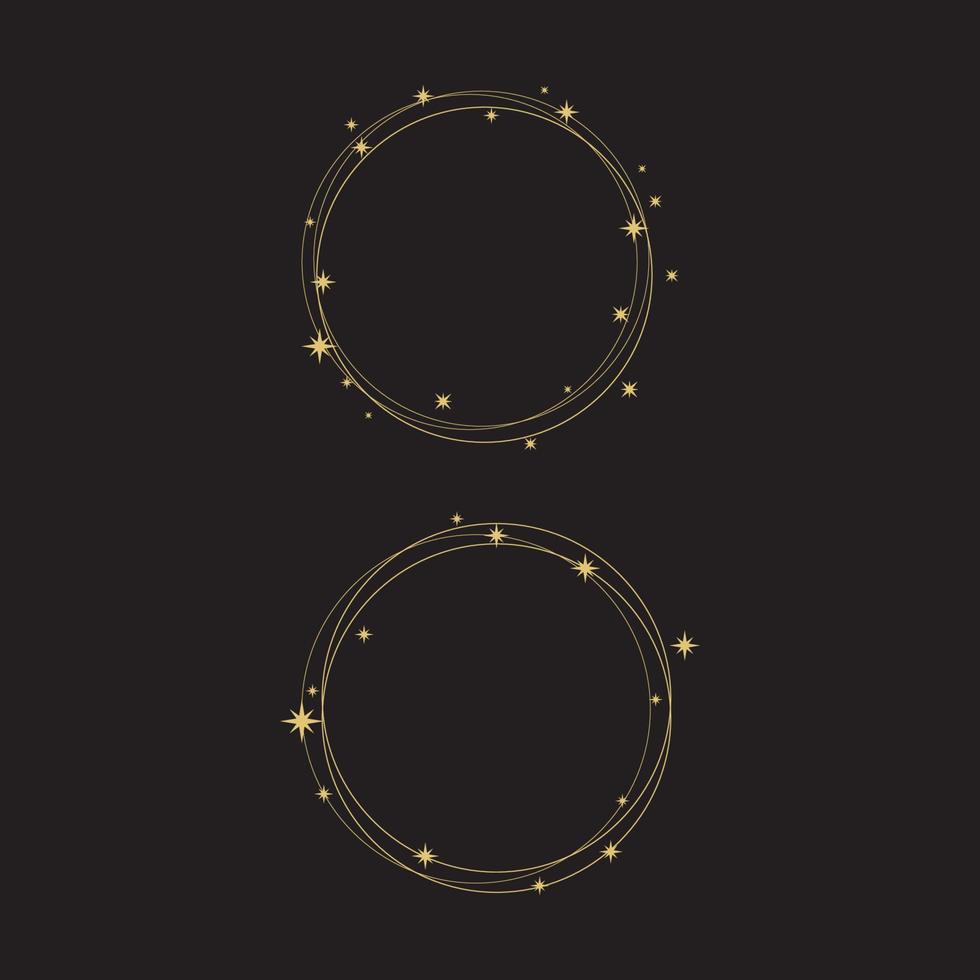 Circle star Vector icon design illustrat