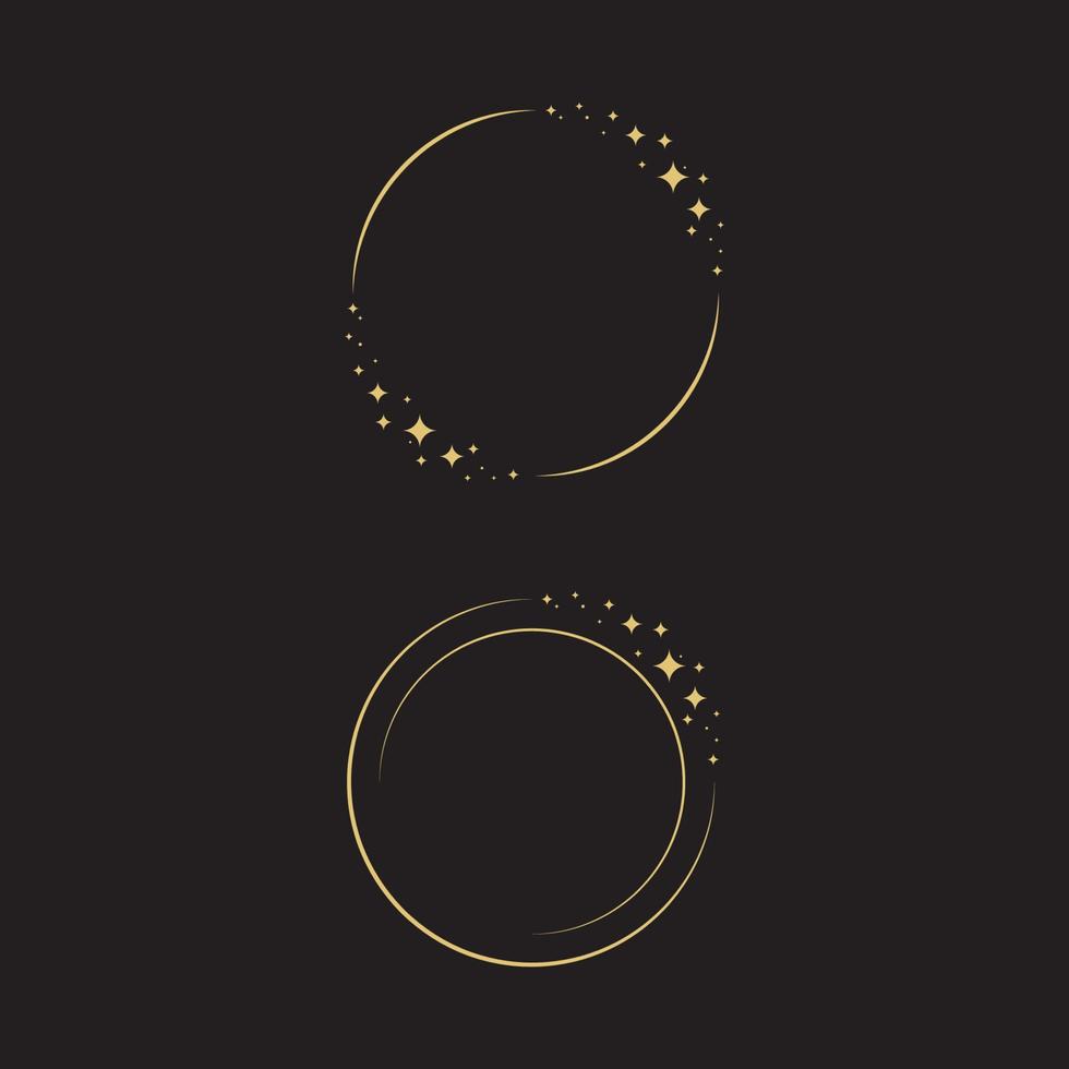 Circle star Vector icon design illustrat