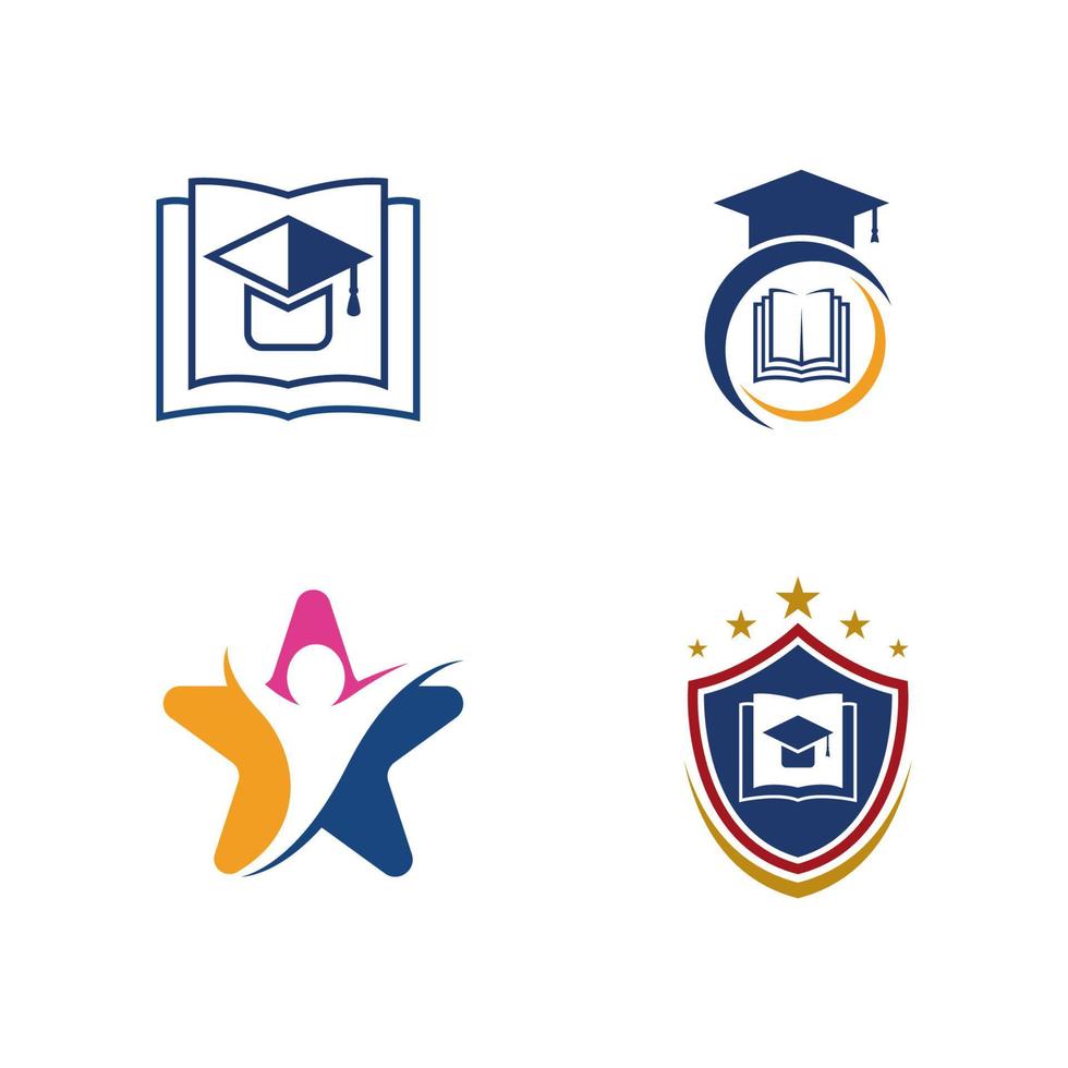 Education Template vector icon illustration