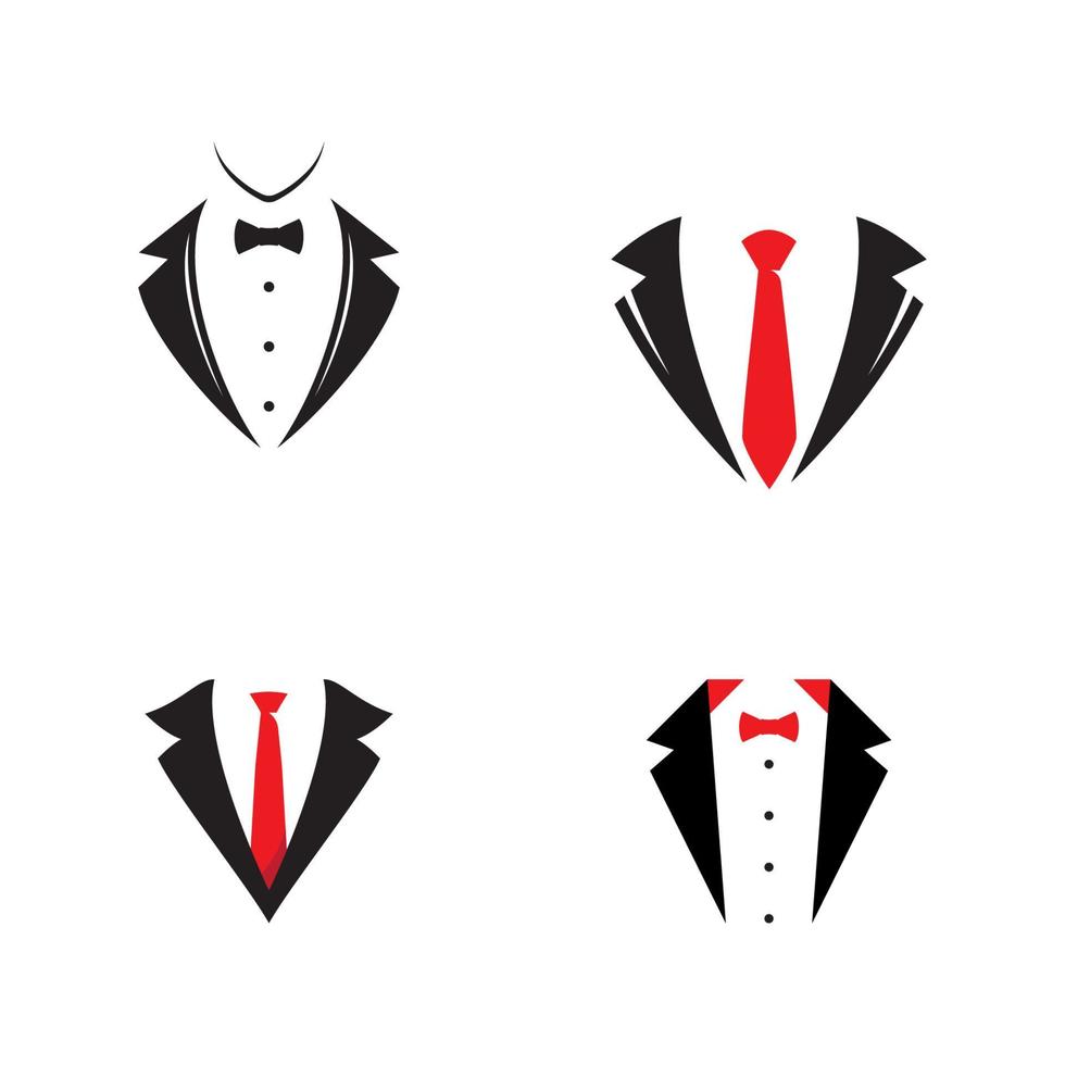 Tuxedo exclusive template vector icon