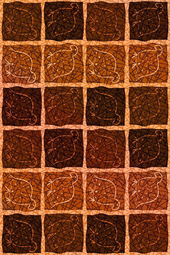 african traditional wall hangings, ethnic pattern, print fabric textile, tribal handmade animal motifs. Zimbabwe crafts tapestry vector Afro texture, Pareo wrap dress, carpet batik background