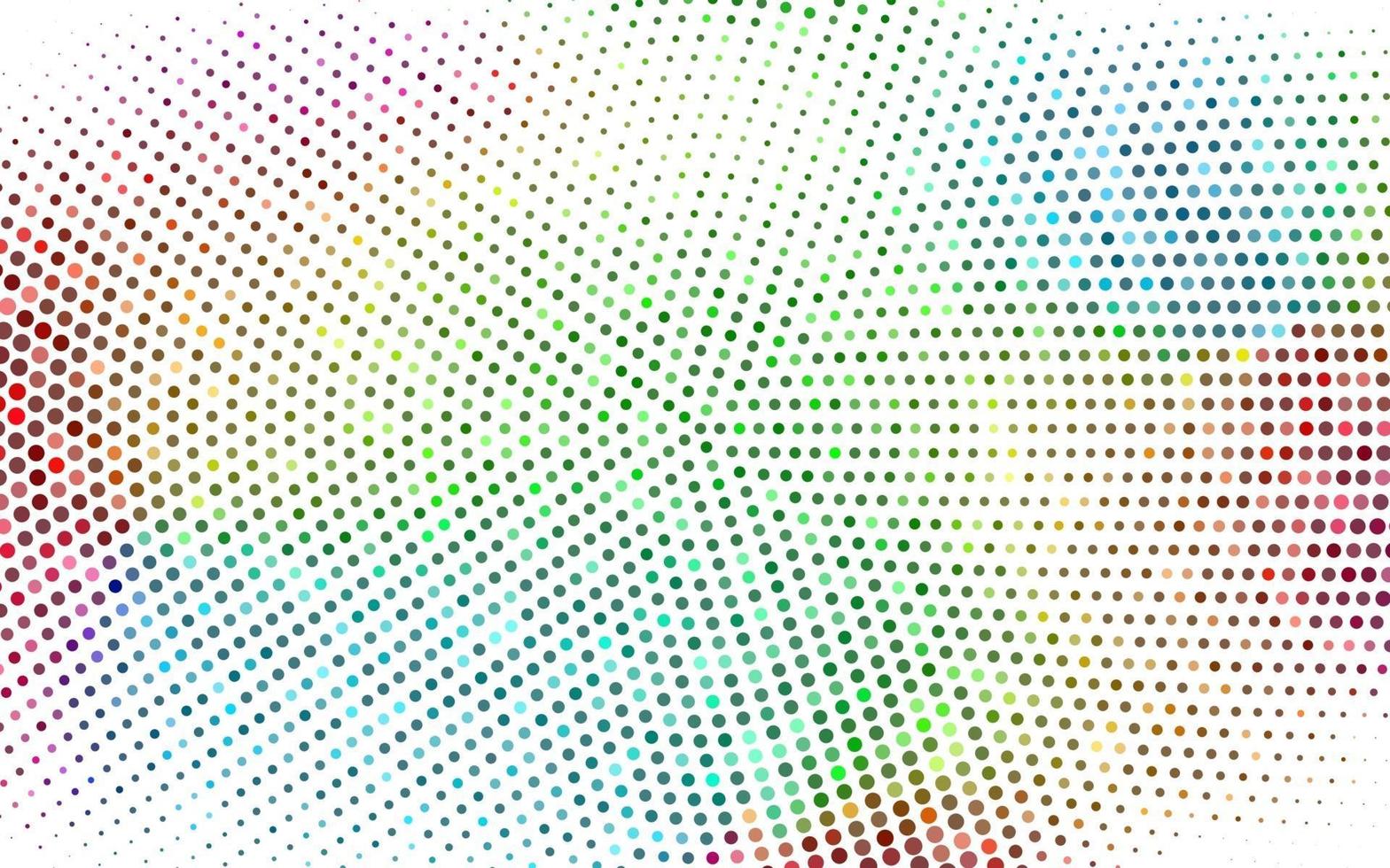 Multicolor Circle Halftone style. Abstract Texture, Glitter isolated on white background. Vector Illustration