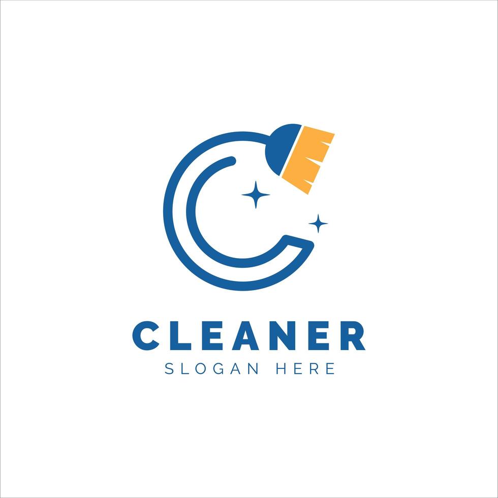 Clean Logo Template, Design Icon Vector Illustration.