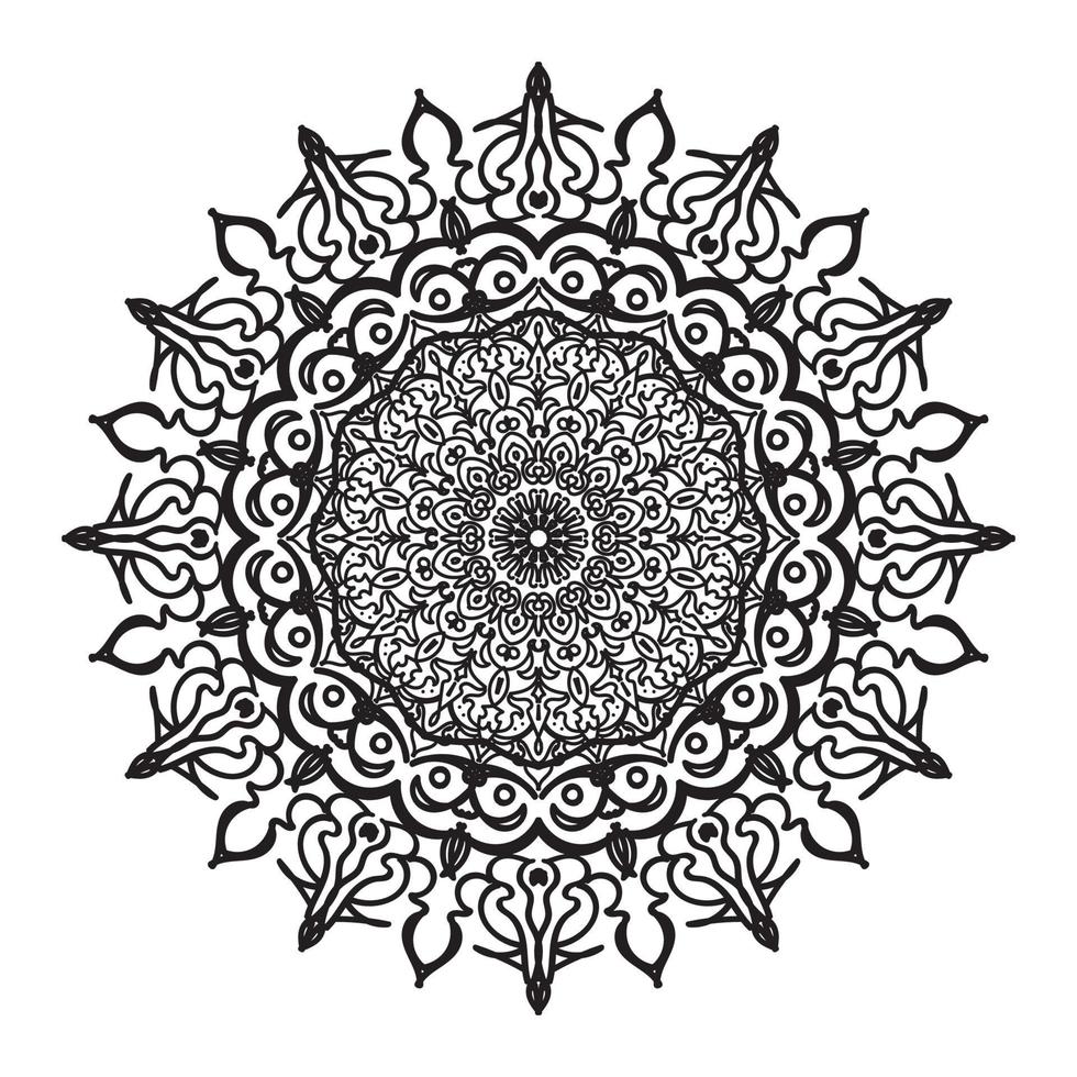 ornamental round ornament 3507443 Vector Art at Vecteezy