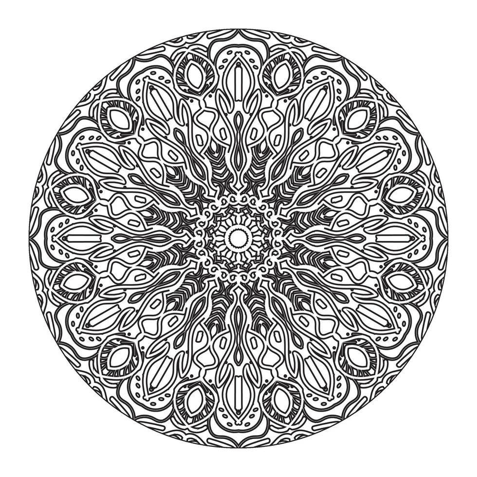 ornamental round ornament 3507476 Vector Art at Vecteezy