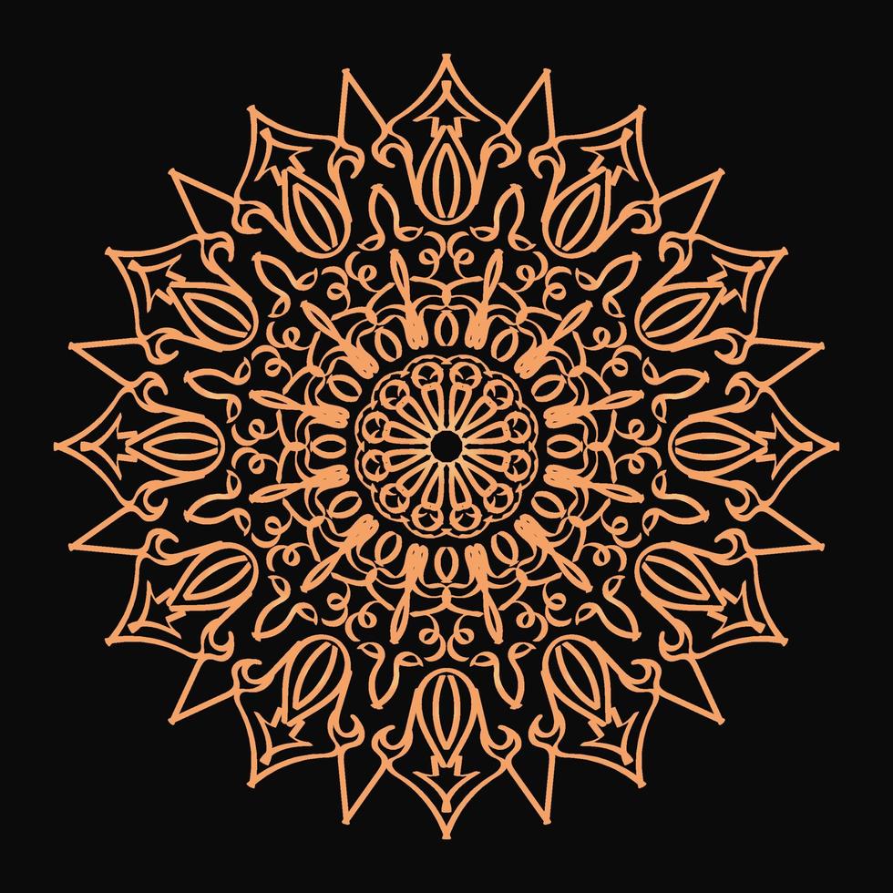 Mandala decorative background vector