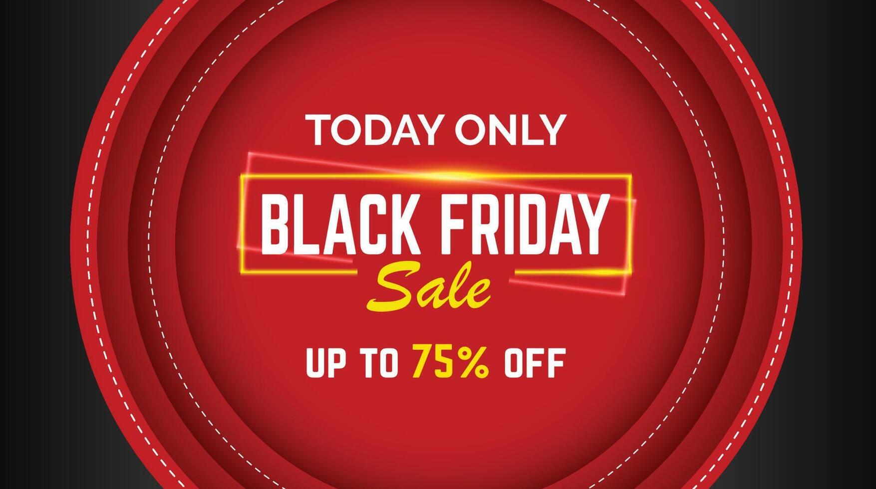 black friday sale background template vector