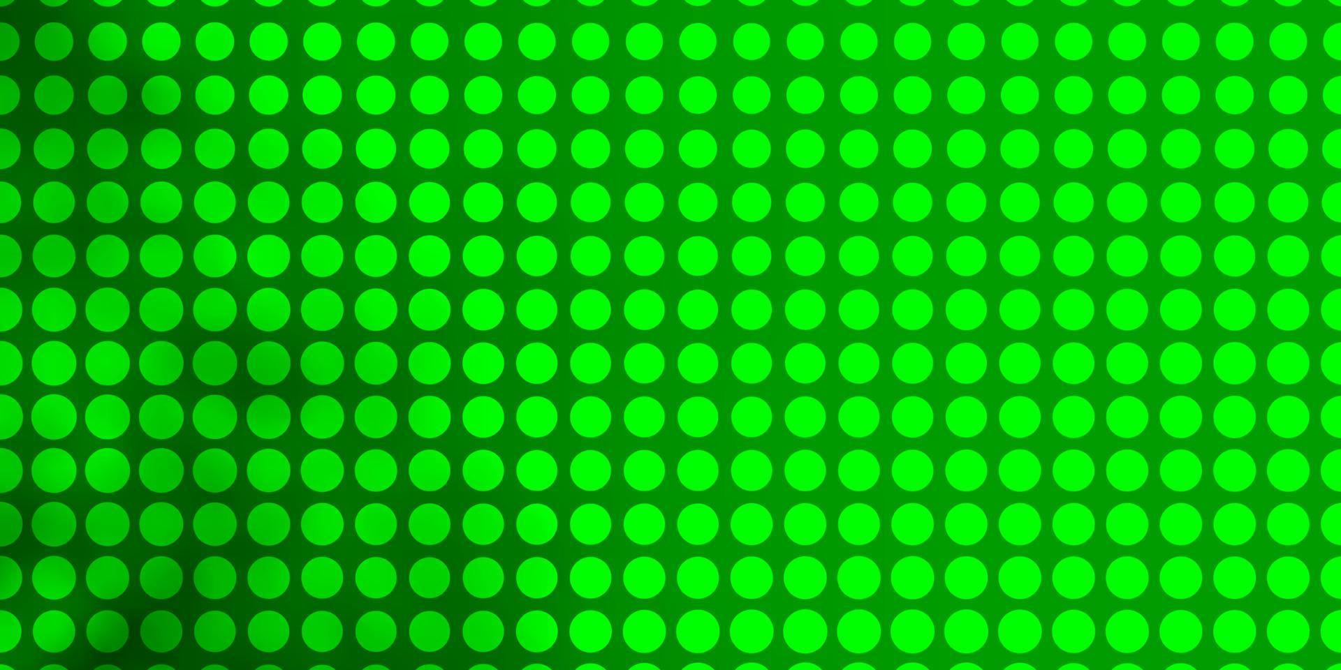 Light Green vector template with circles.