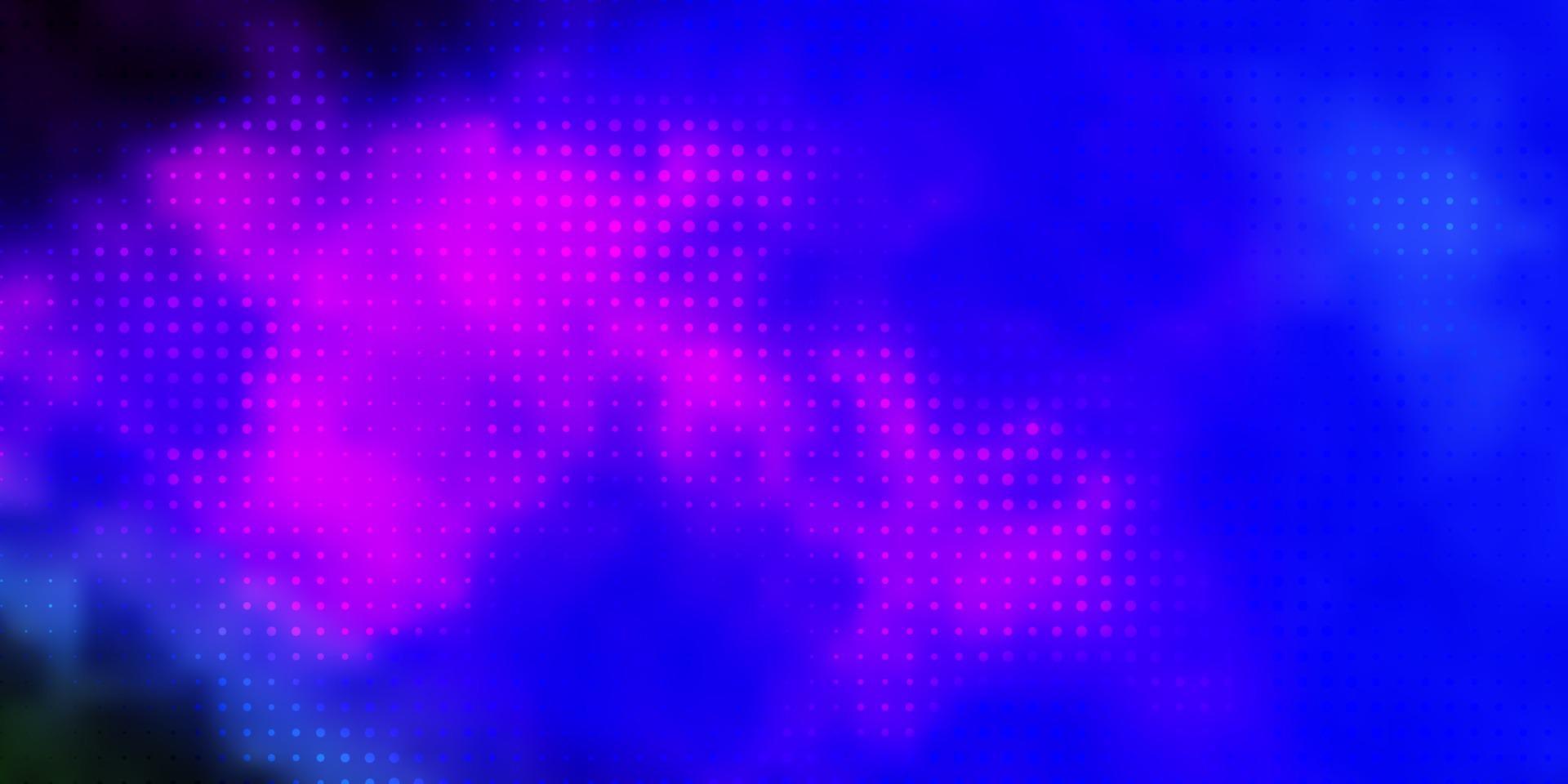 Dark Multicolor vector template with circles.