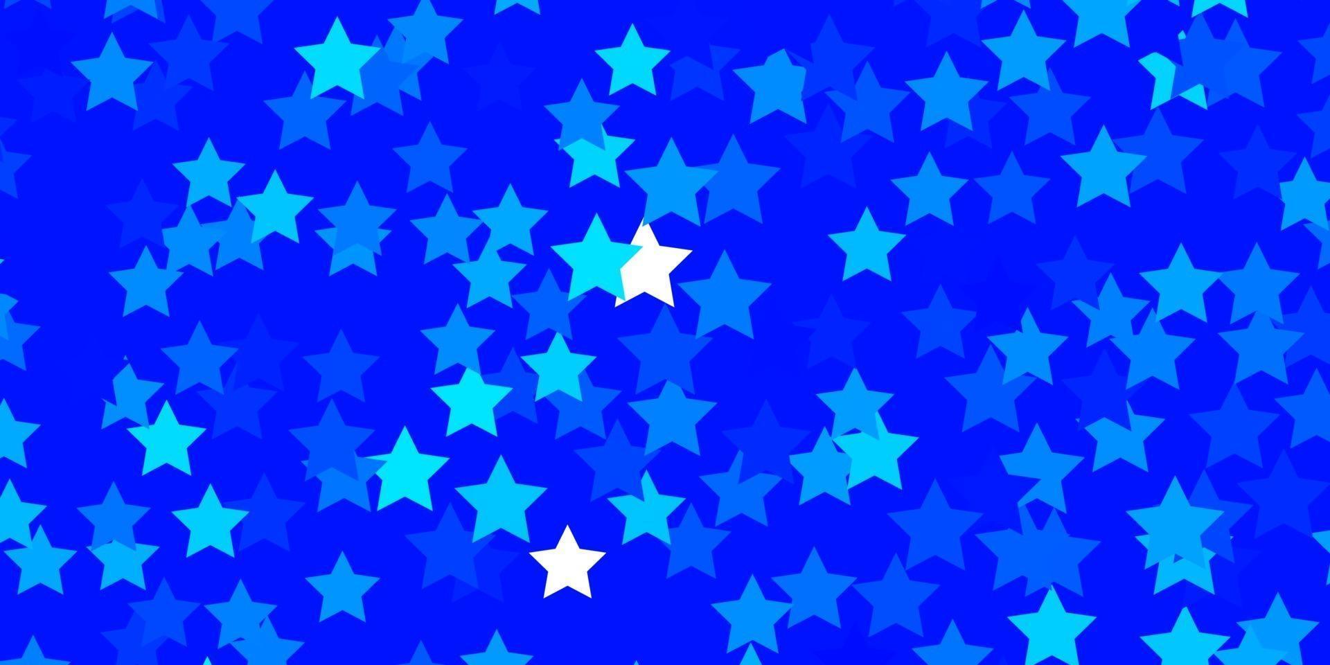 Light BLUE vector layout with bright stars.