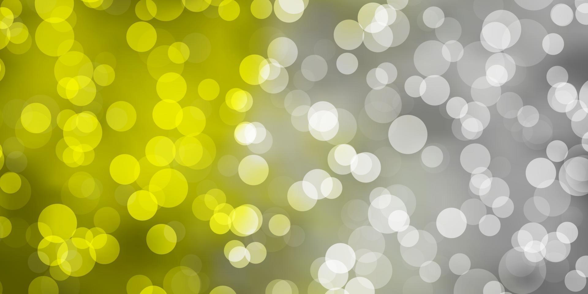 Light Yellow vector texture with disks.