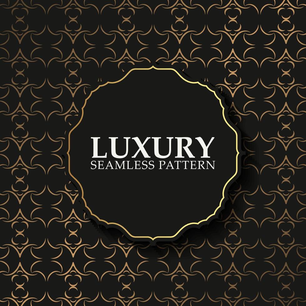 luxury dark seamless pattern background vector