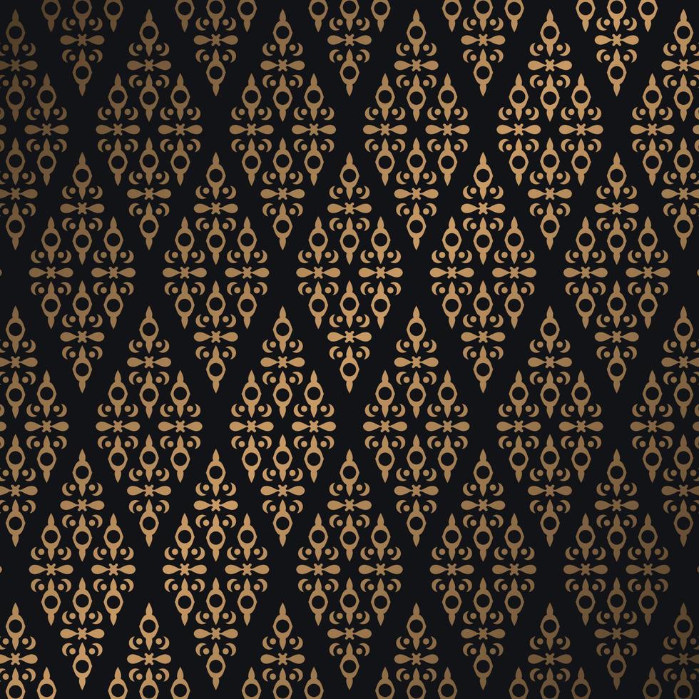 luxury dark seamless pattern background vector