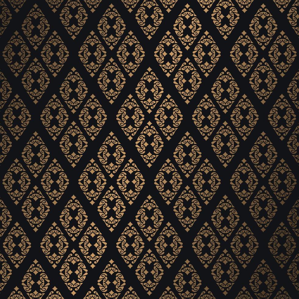 luxury dark seamless pattern background vector