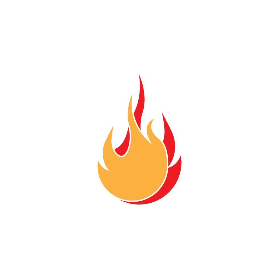 Fire flame icon and symbol vector illustration