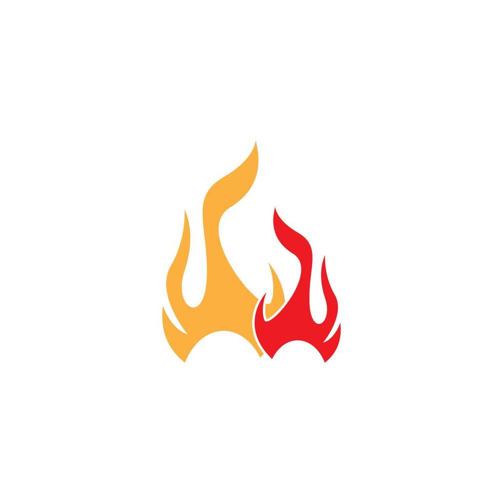 Fire flame icon and symbol vector illustration