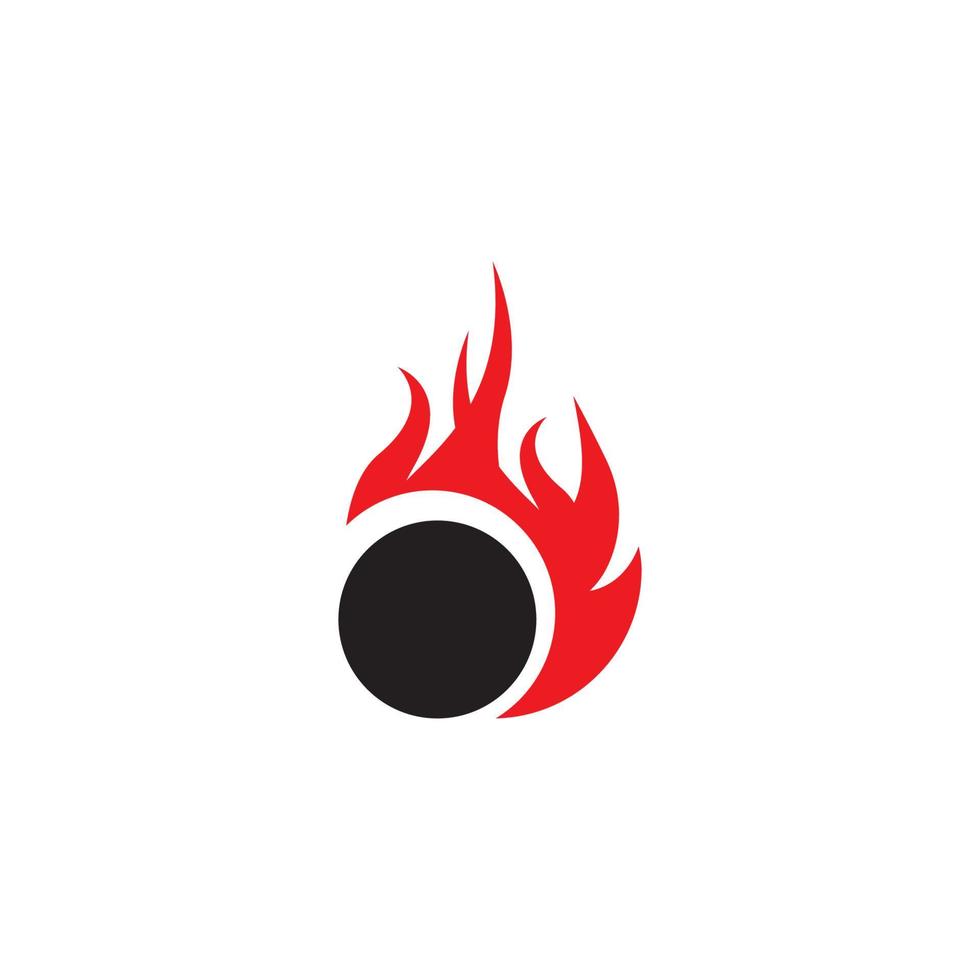 Fire flame icon and symbol vector illustration