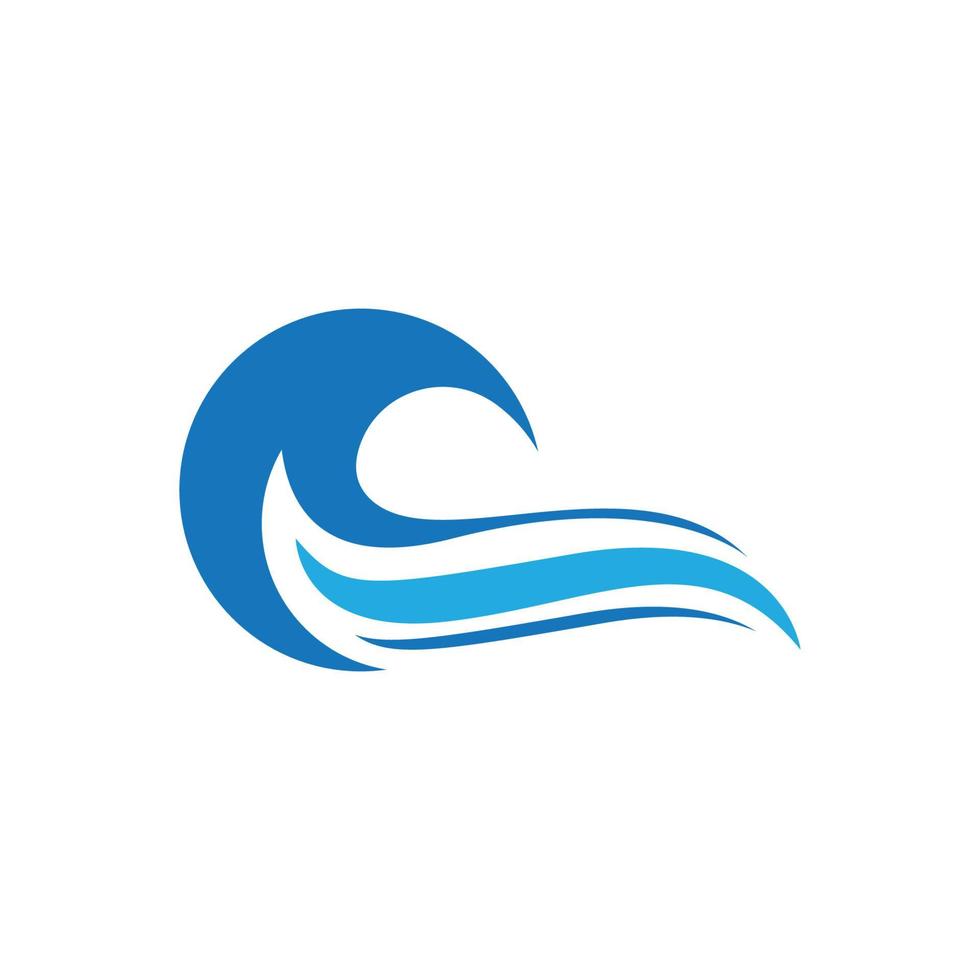 Water wave icon vector illustration