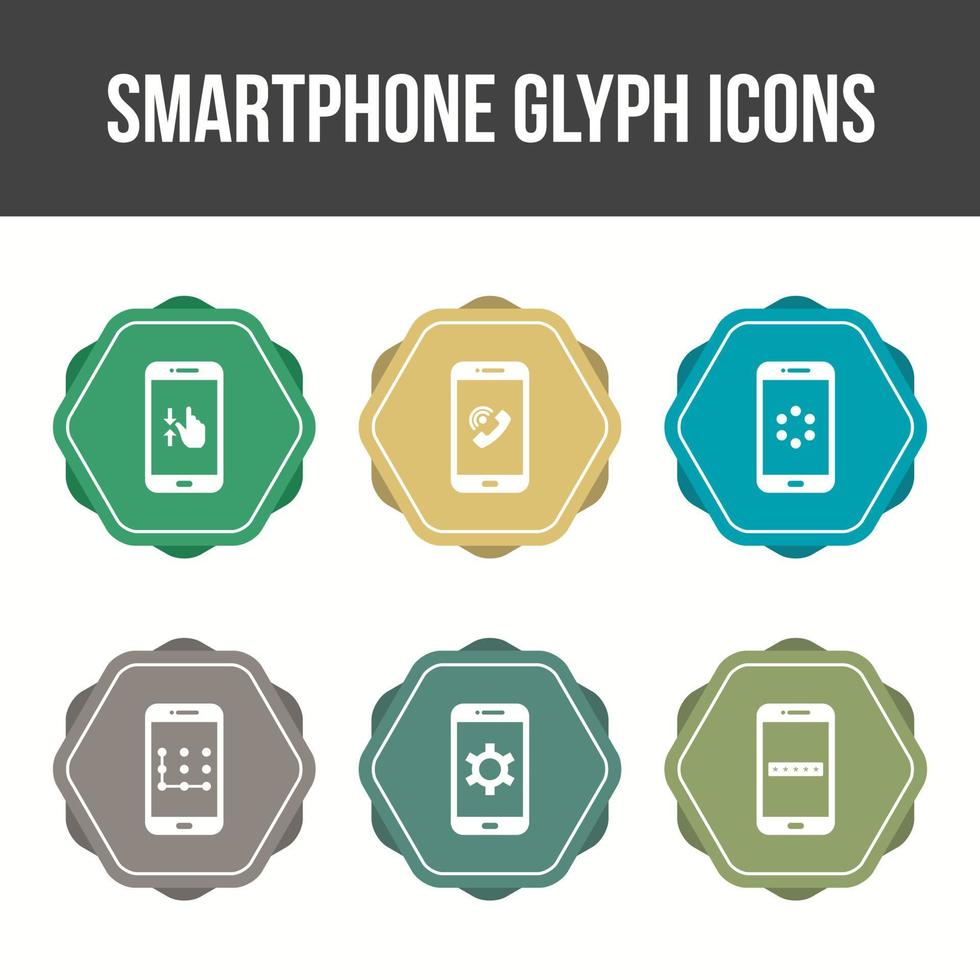 Smartphone and Mobile Apps Vector Icon Set