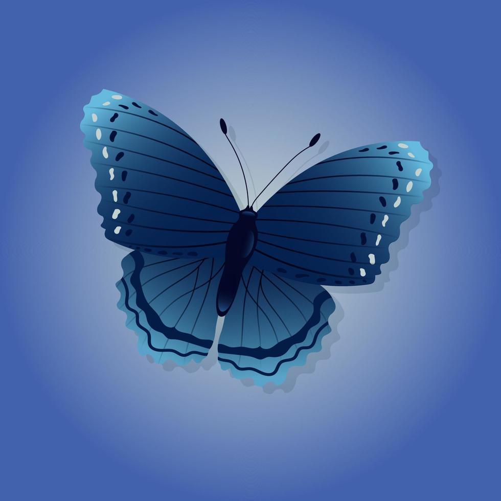 Bright butterfly on a colored background 3508253 Vector Art at ...