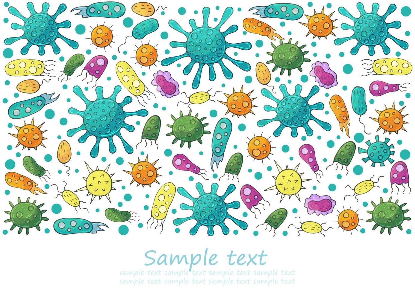 Collection of vector illustrations in hand draw style