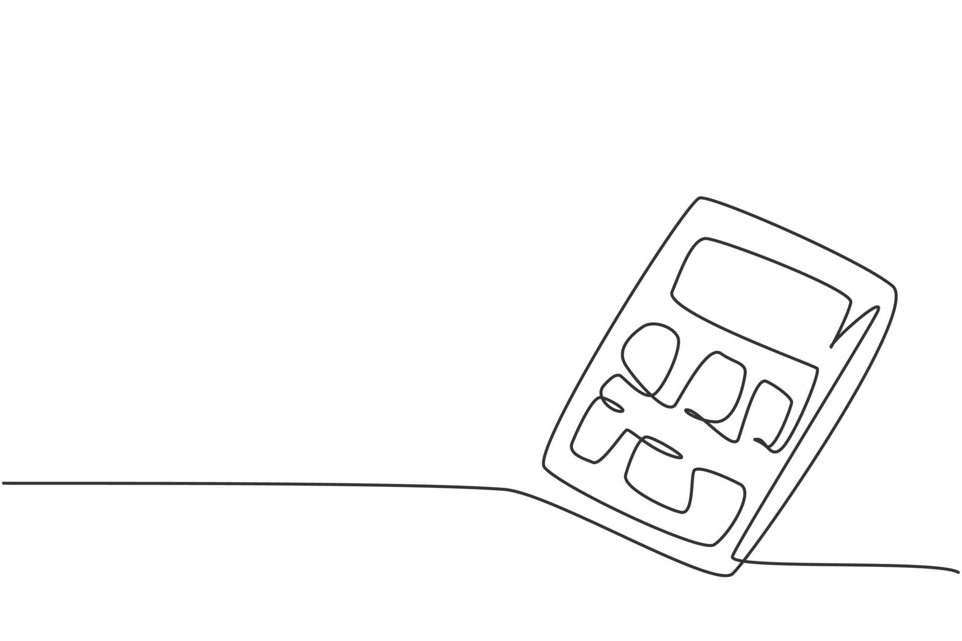 One line calculator outlet