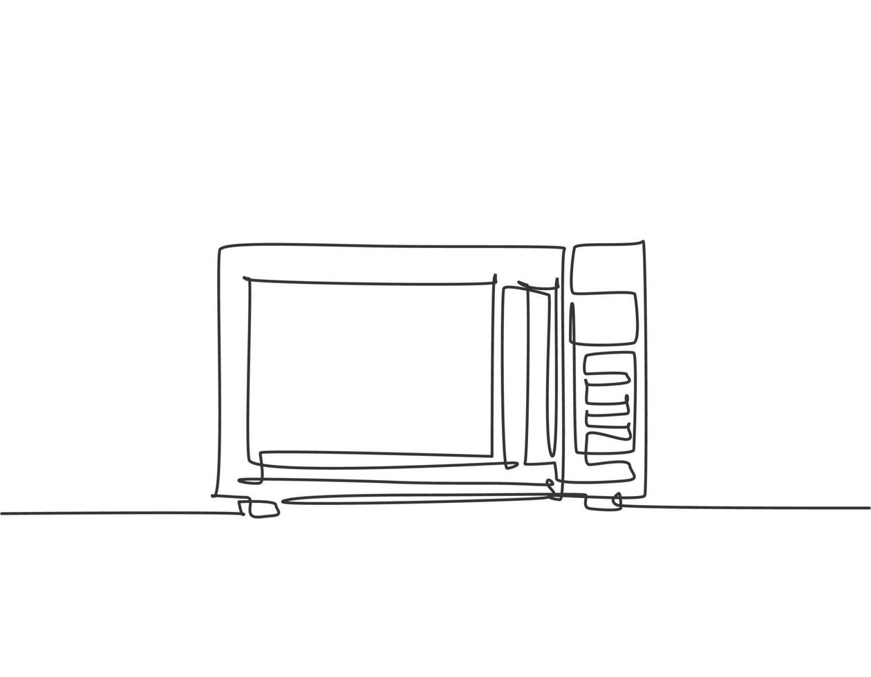 Top Microwave Oven Drawing Stock Vectors Illustrations  Clip Art  iStock